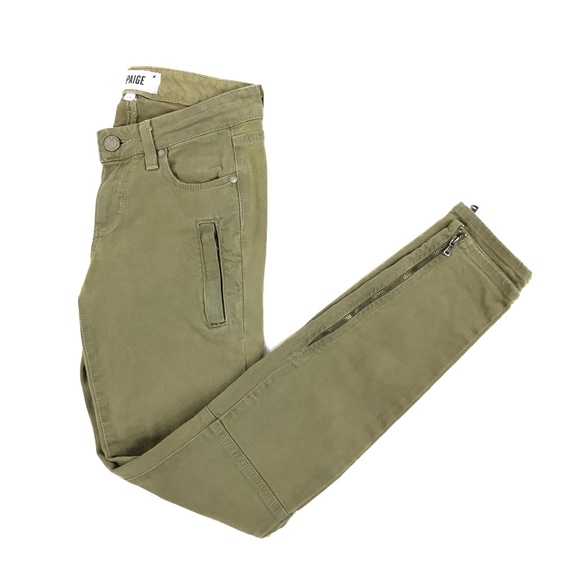 olive cargo skinny jeans